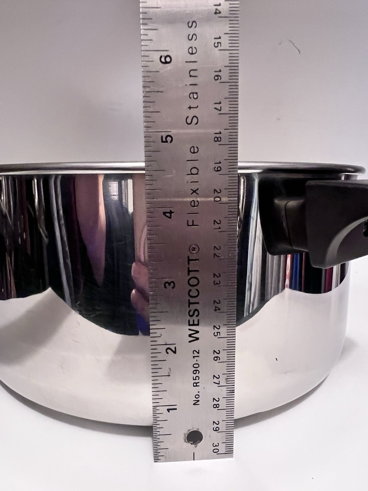 Vintage 1801 Revere Ware 4.5 Quart 4.5 Liter Stock Pot No Lid Small Dent
