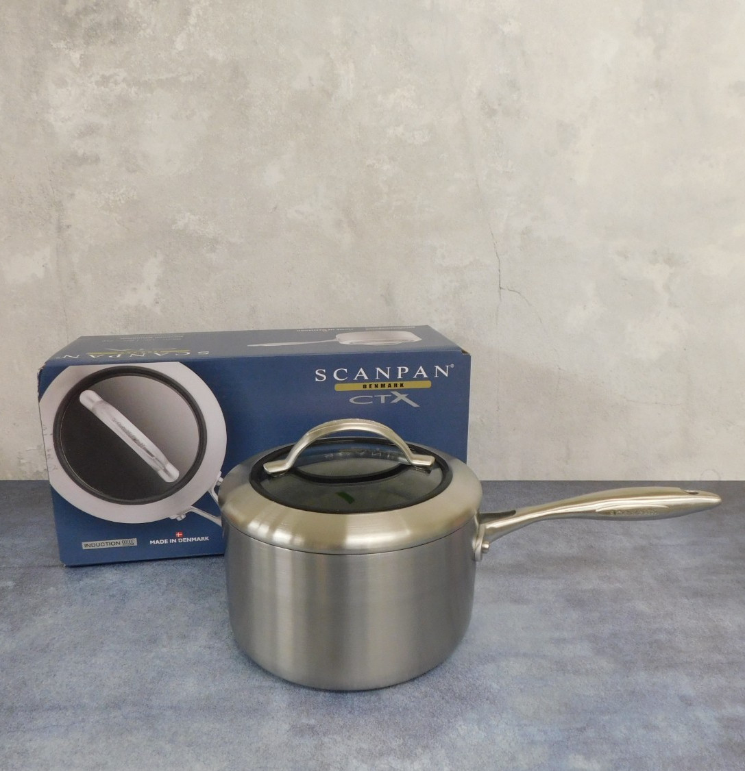 Scanpan CTX Nonstick Induction 2 Quart Covered Saucepan – New