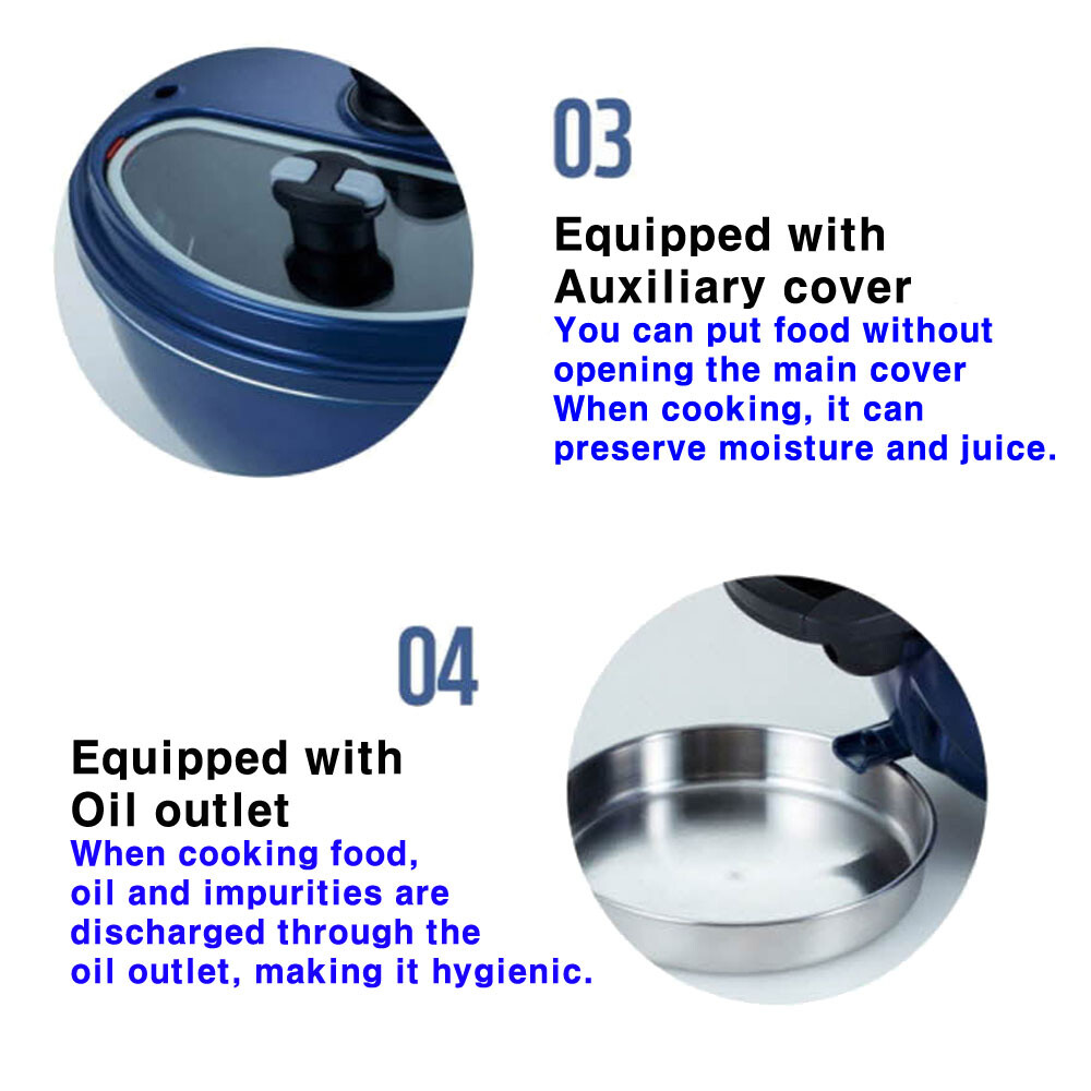 [Express] LAMP COOK Automatic Rotating Cooking Pot Camping Oven Korean BBQ Grill