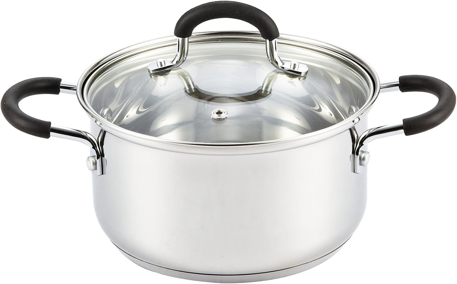 Induction Compatible 3 Qt Stockpot with Stay-Cool Handles^-