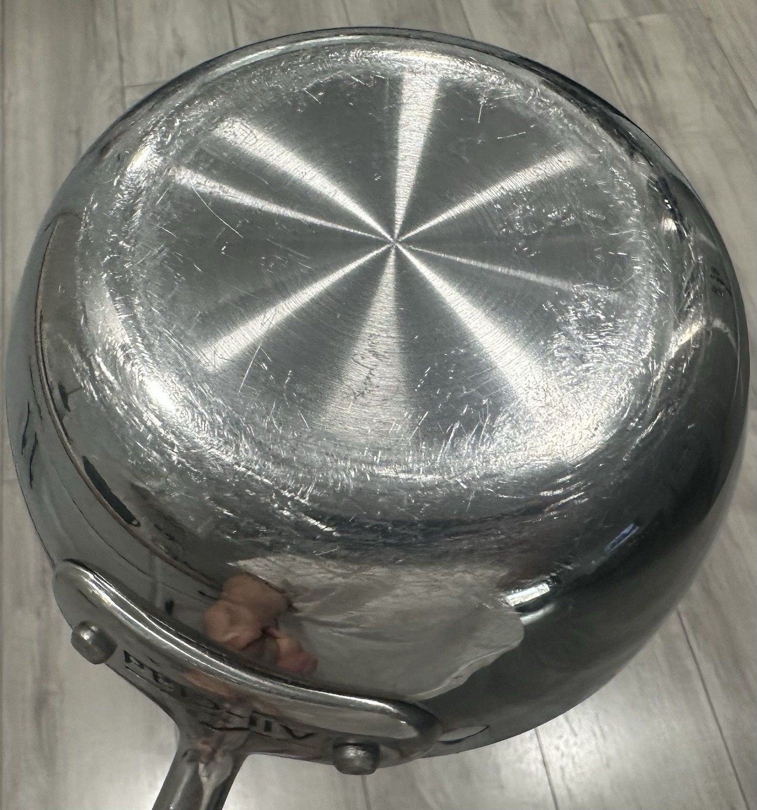 ALL-CLAD 6.5″ Stainless Steel Saucier 1 Qt Chefs Pan Cookware Pot NO LID