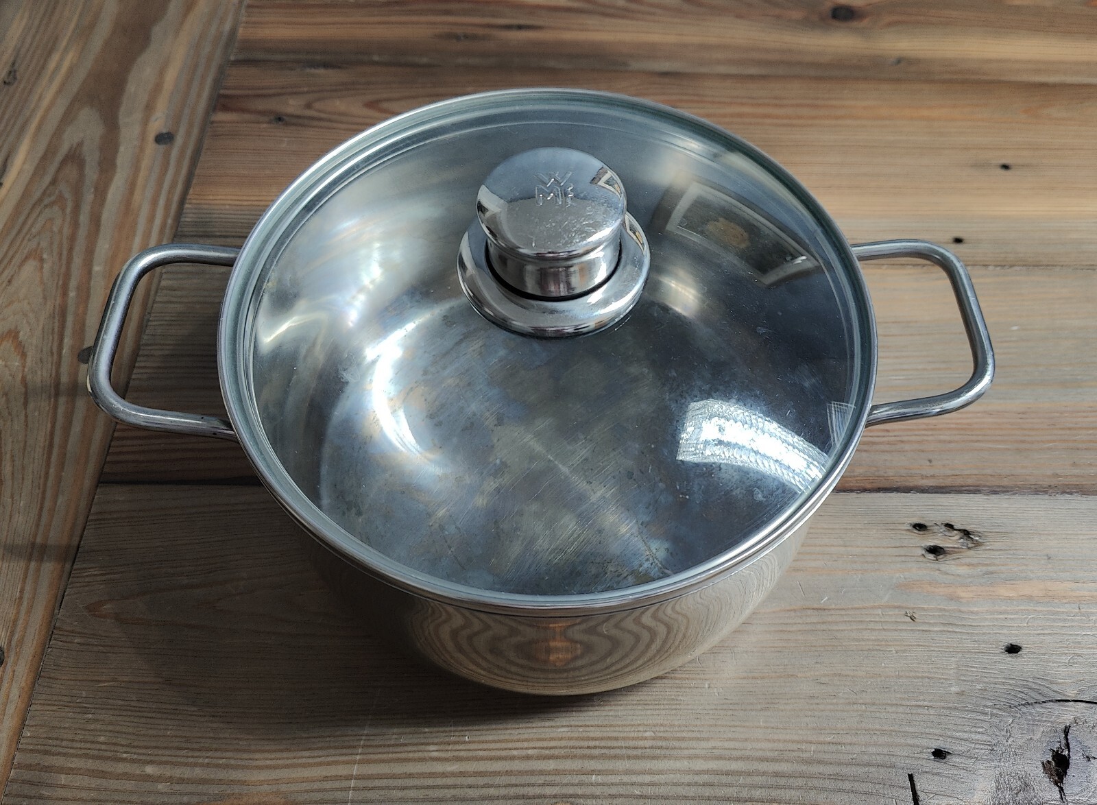 TransTherm 3.5 Liter Stock Pot & Glass Lid For Electric Gas Ceramic Induction
