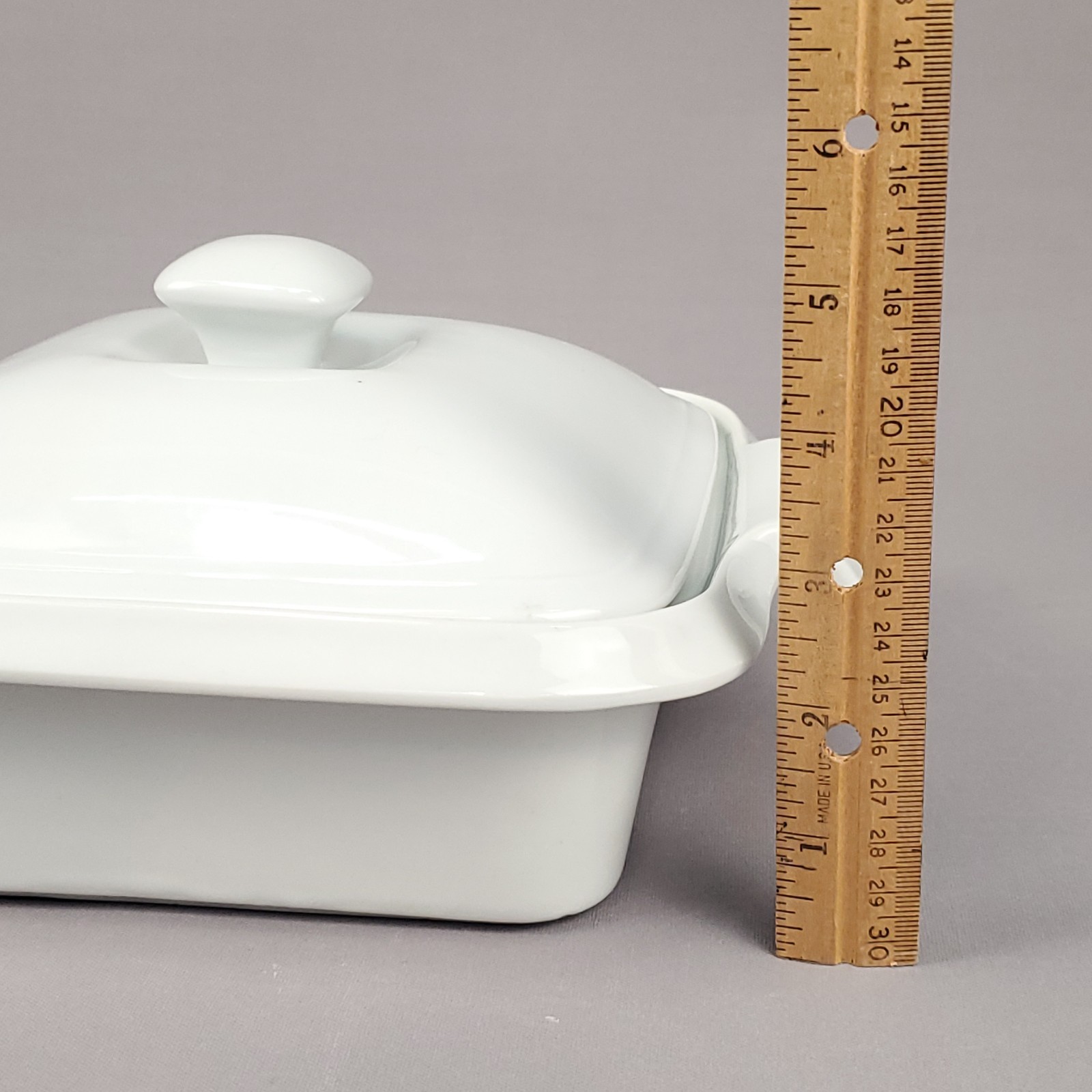 BIA Cordon Bleu Ceramic Covered Casserole Baking Dish 7″ x 7″ x 3″, White 1.5 qt