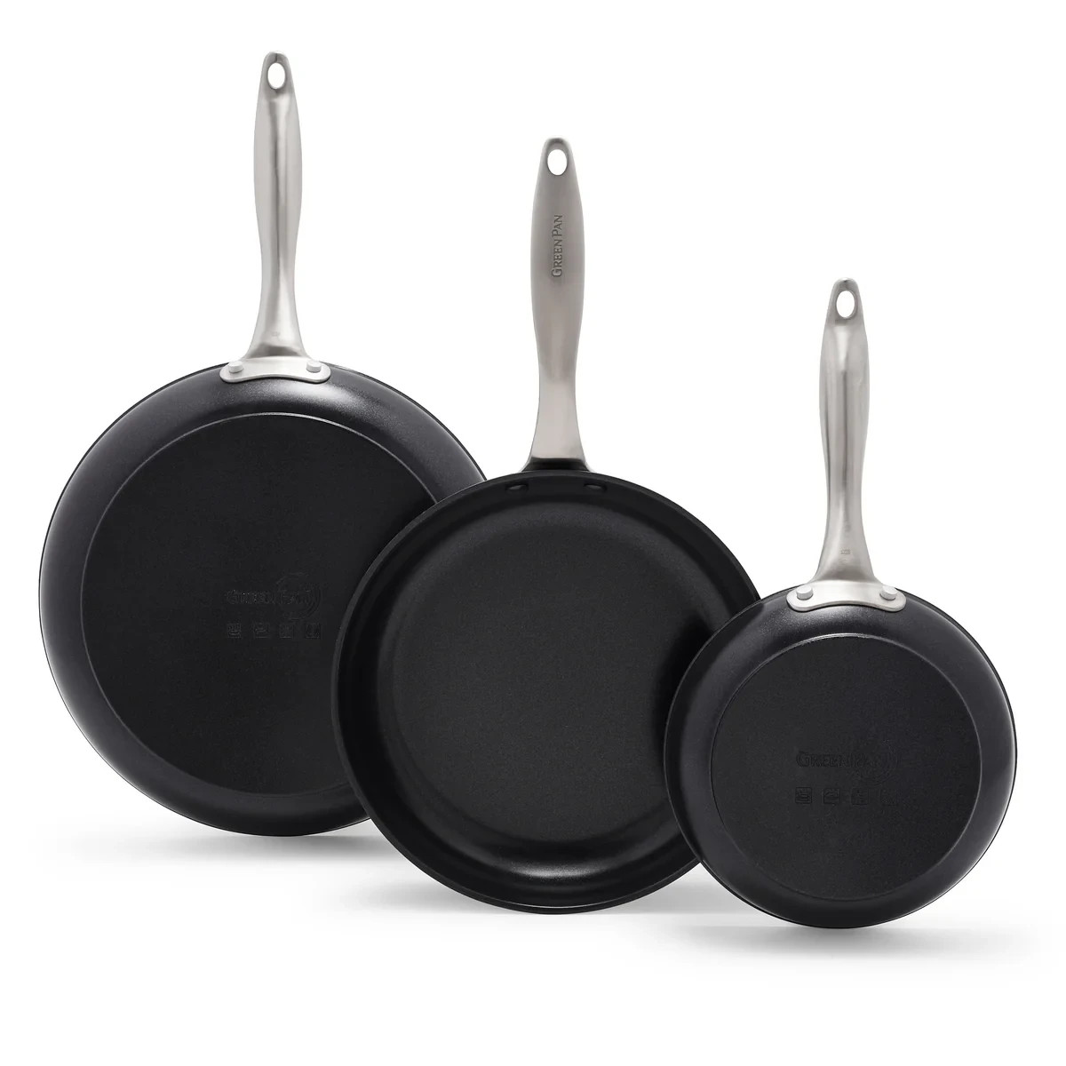 GreenPan Levels Hard Anodized Healthy Ceramic Nonstick, 10″ 12″ Frying Pan Skill