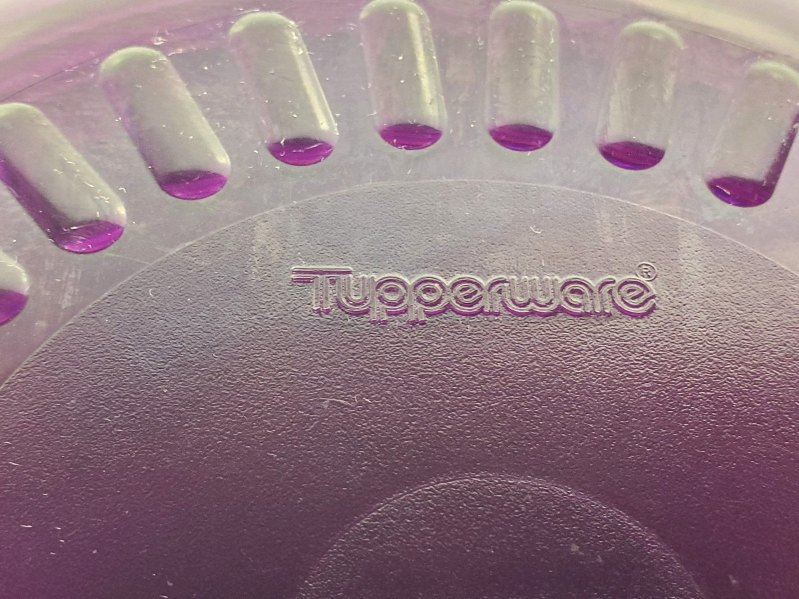 TUPPERWARE Purple Microwave Cooker Steamer 5 Pc Set
