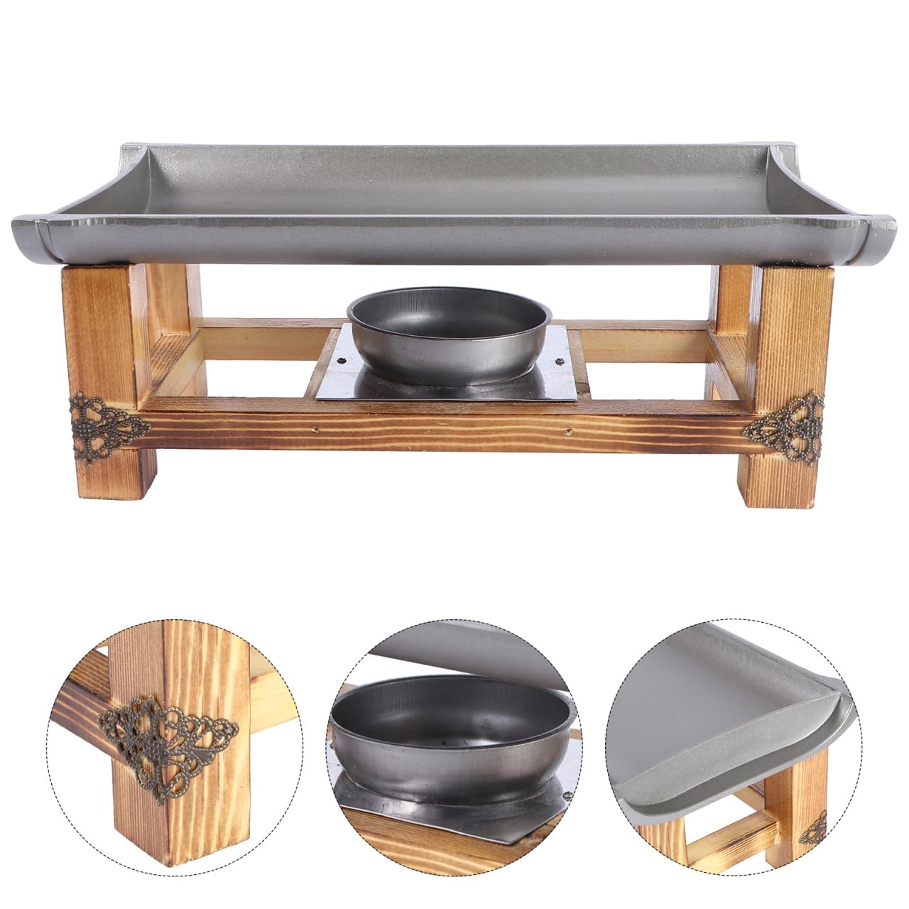 Non-Stick Barbecue Tray 11.81X5.51X3.93 Inch Portable Japanese Style Grill Pl…