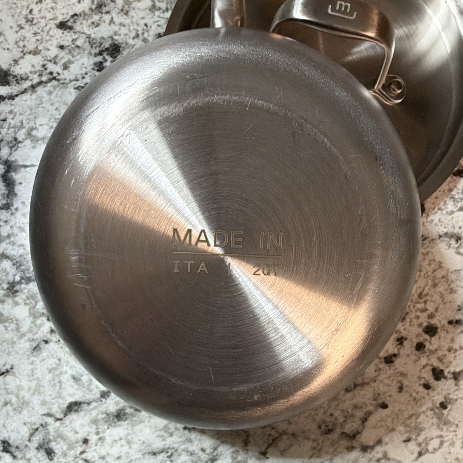 Made In | Stainless Clad 2 qt Stainless Steel Saucier | Ind/Ele/Gas w/ Lid