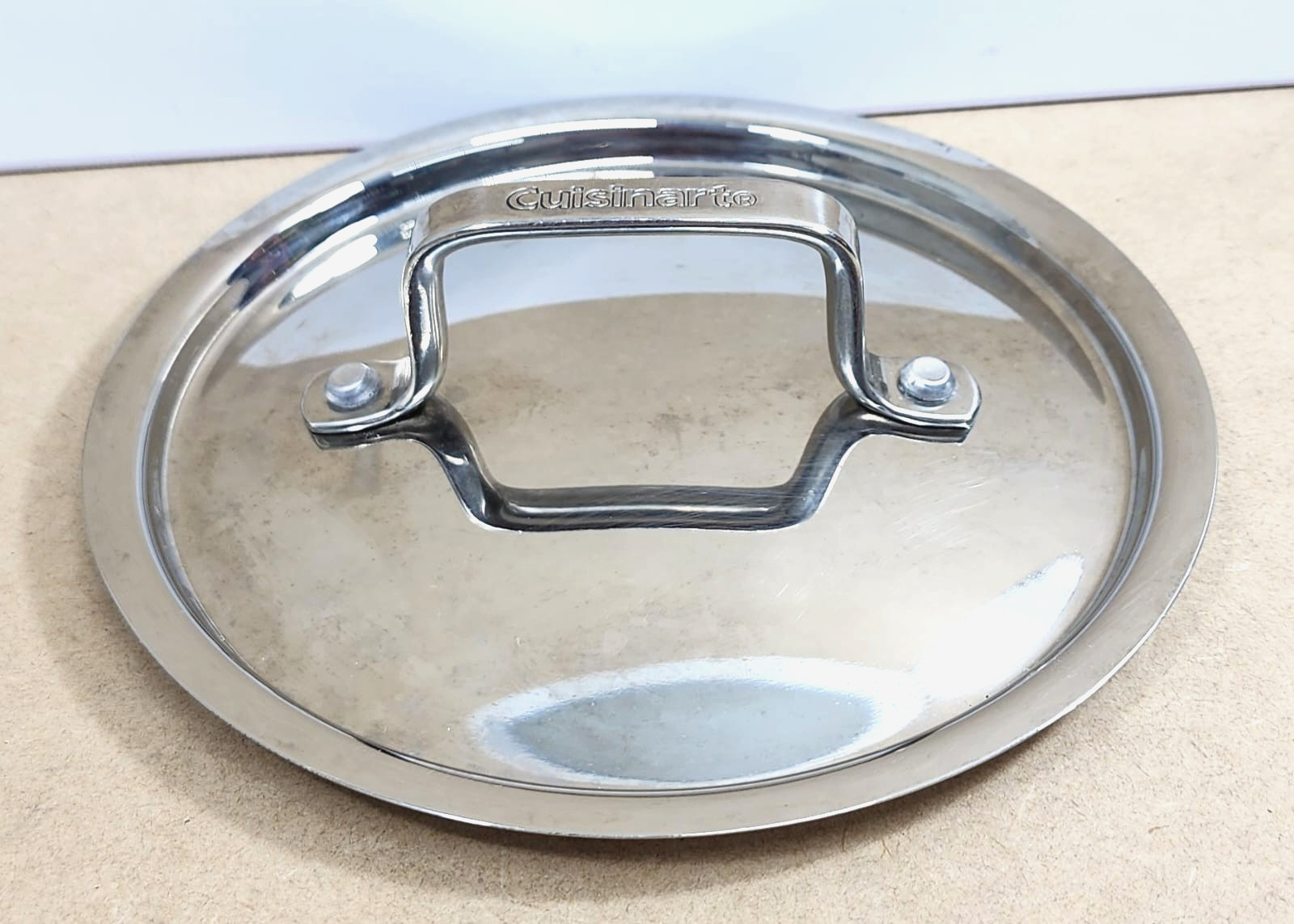 Cuisinart Replacement Lid Stainless Steel 7″ Outer Rim Cookware Pot Pan Cover