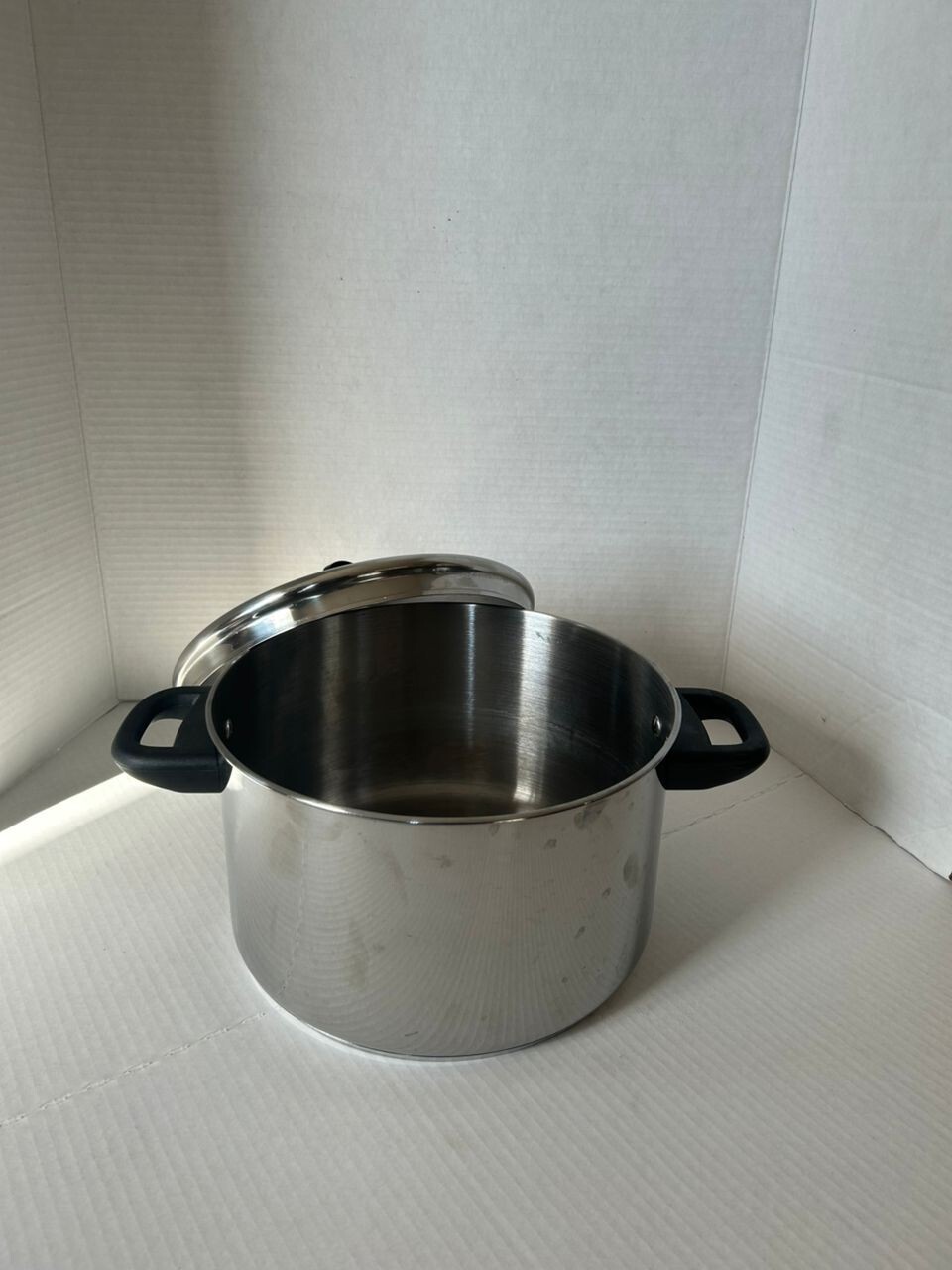 BASICS TOOLS OF THE TRADE 6.5 QT STAINLESS COOKING STOCK SOUP POT LID
