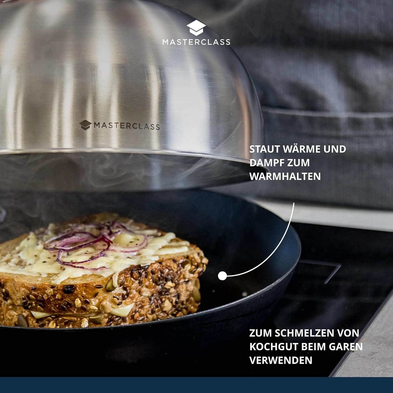 Burger Steamer Lid for Perfect Cheese Melting