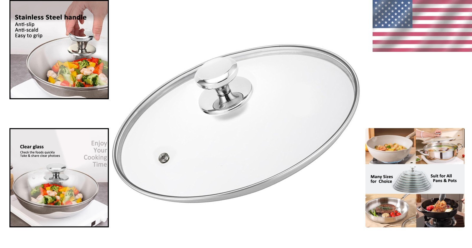 Replacement Glass Lids for Pots and Pans