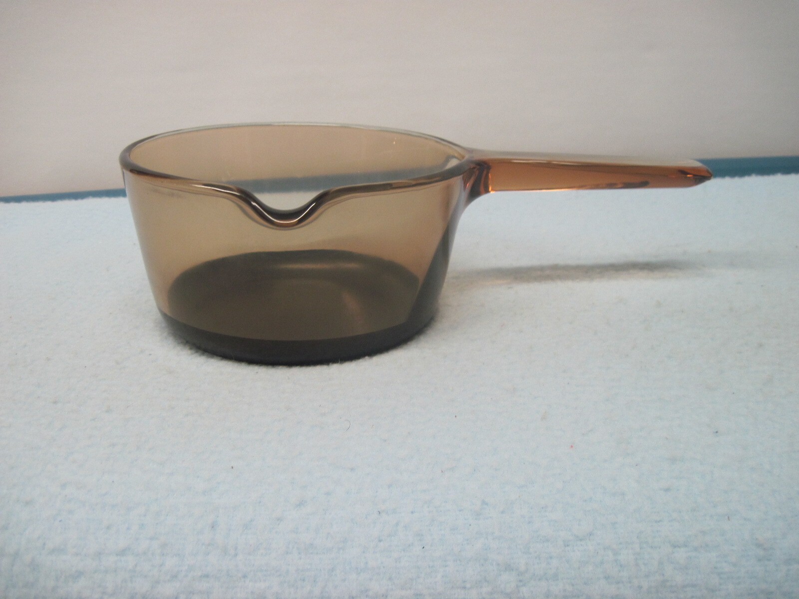 Corning Vision Amber Saucepan w Spout Non Stick 1 Liter. USA