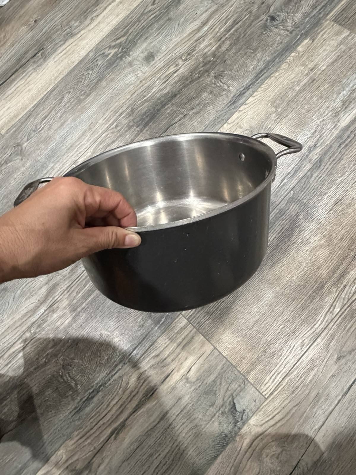 All-Clad D3 6 Qt Stainless Steel Stockpot Double Handle 8400001601