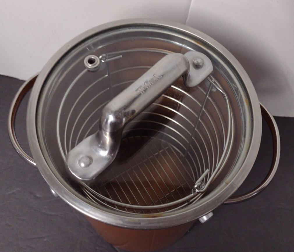 T-fal Cook’s Essentials 3qt Porcelain Enamel Aluminum Asparagus Veg. Multi-Pot