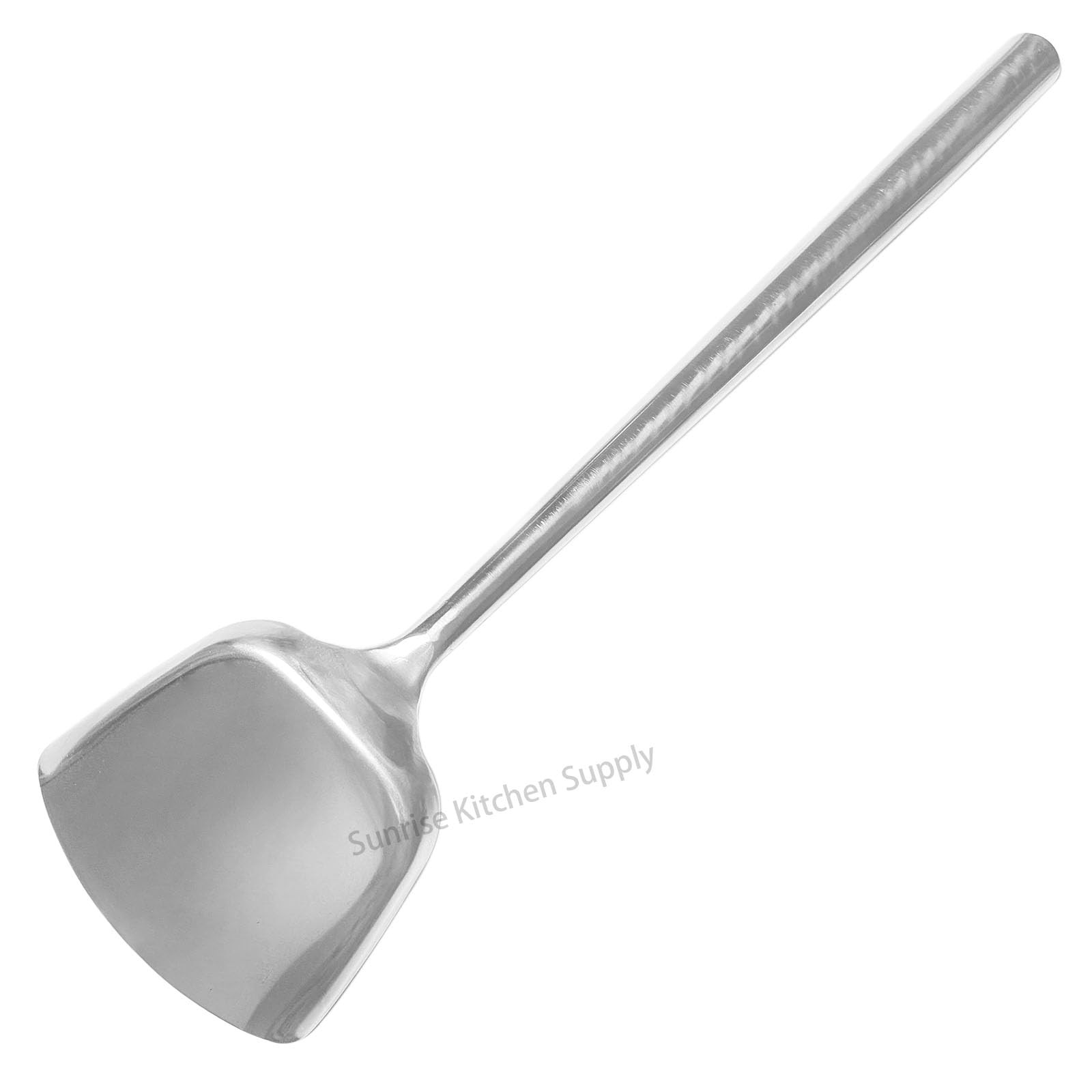 All Stainless Steel Wok Shovel #3 Professional Asian Kitchen Utensil Cooking