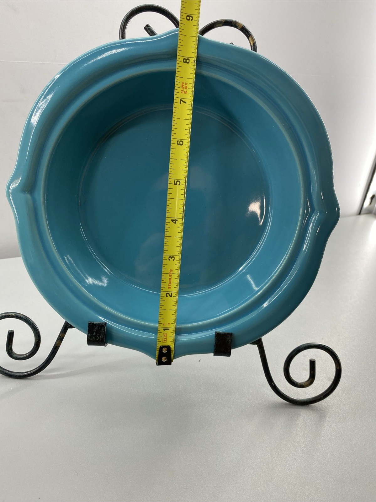 CHANTAL TALAVERA COLLECTION ~ TURQUOISE CASSEROLE BAKER ~ 5 Qt. ~ 9″ x 1.5″ New