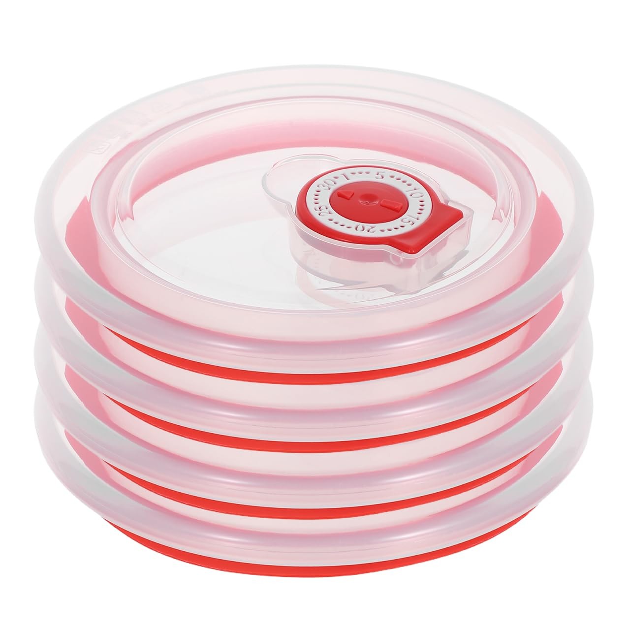 4.5in Silicone Bowl Covers Reusable Lids for Bowls Food Storage Airtight Leak…