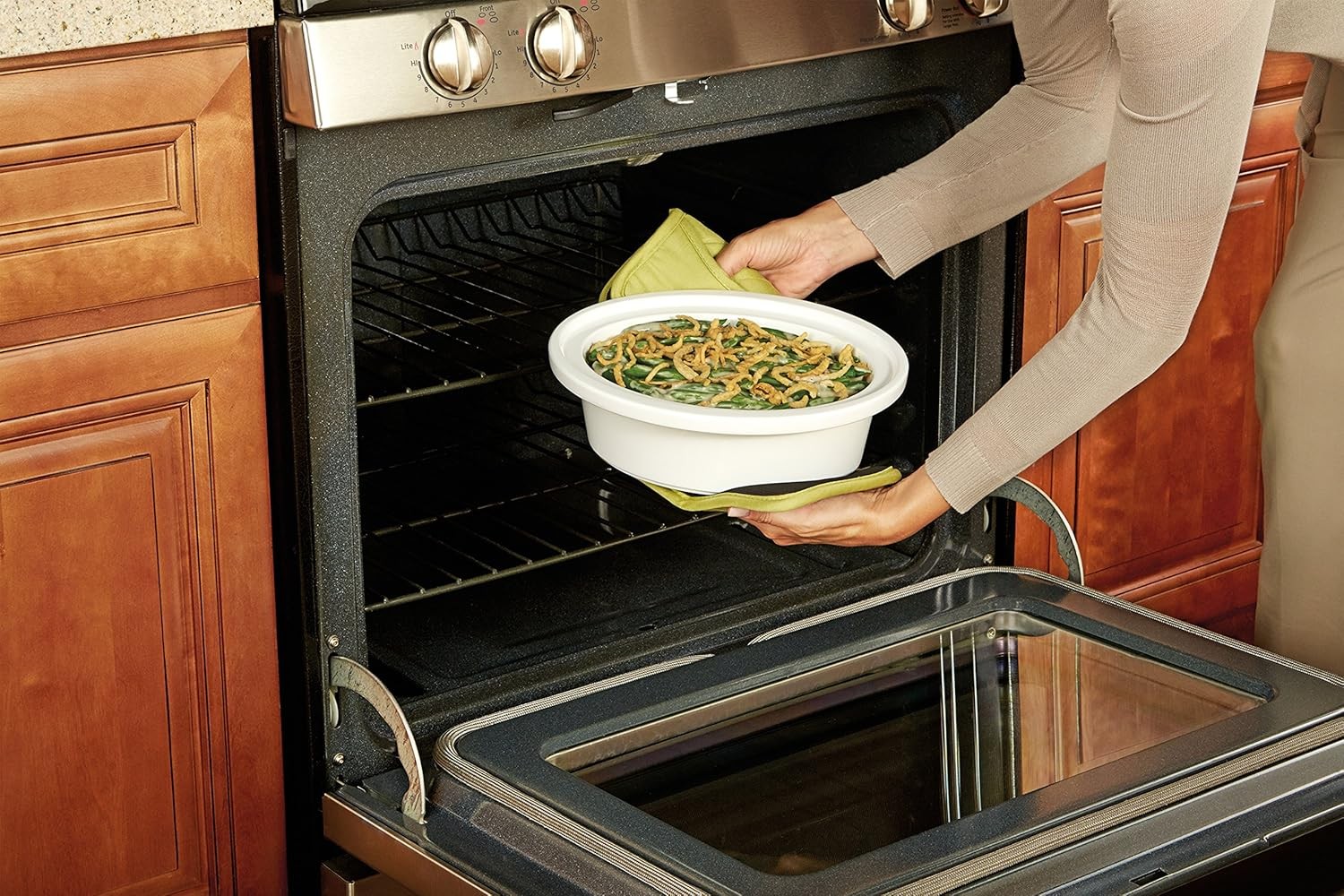 Crock-Pot 2.5Qt Casserole Slow Cooker White/Blue Compact Durable NewHot