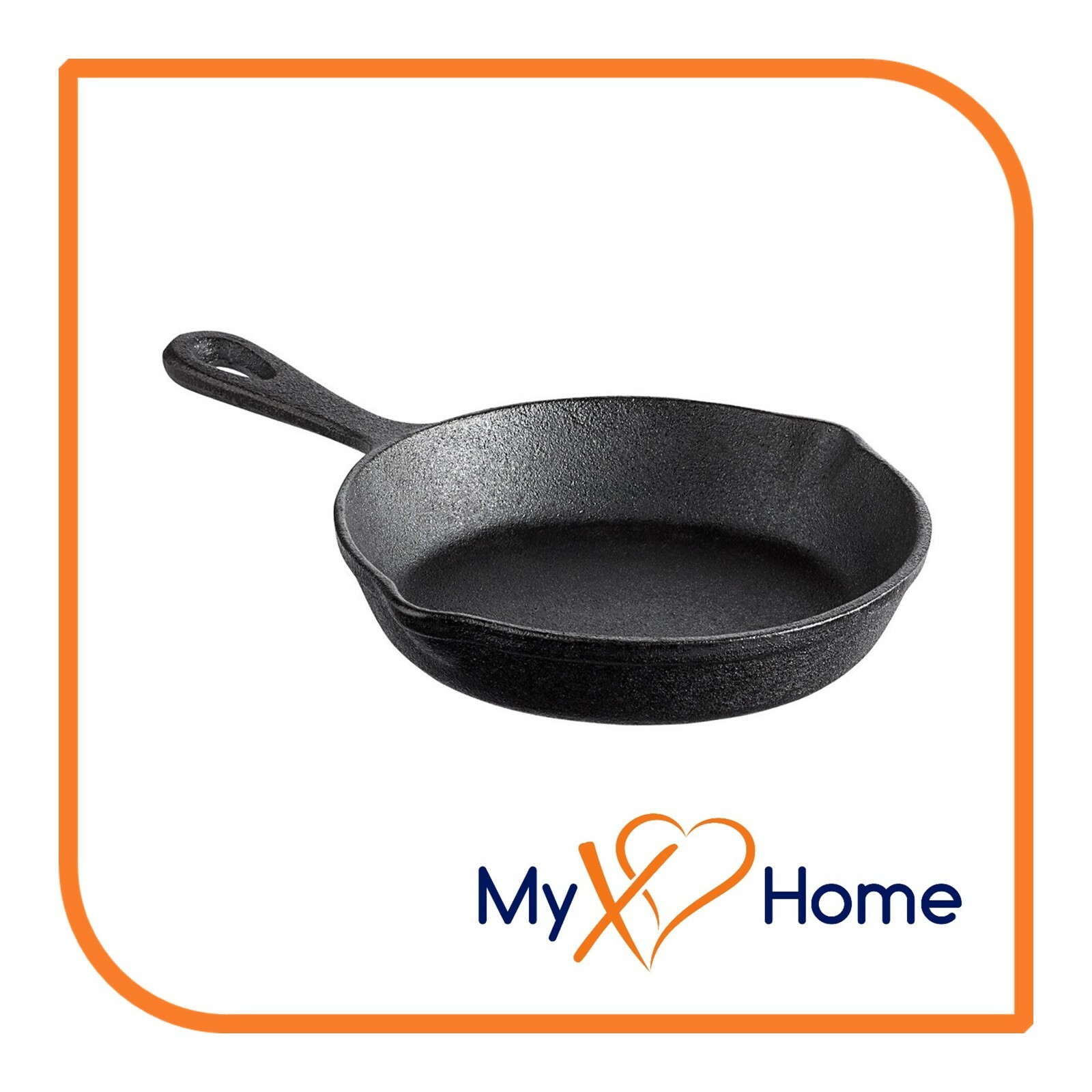 6 1/2″ Pre-Seasoned Mini Cast Iron Skillet (1 Skillet) by MyXOHome
