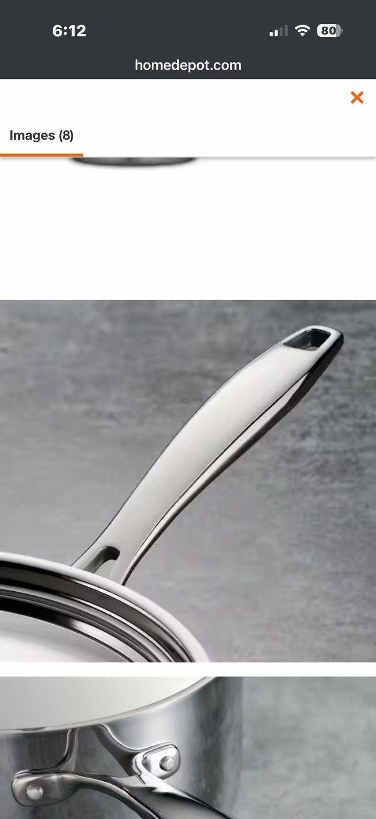 Tramontina Try Ply Clad 2 Quart Stainless Sauce Pan Brand New In Box
