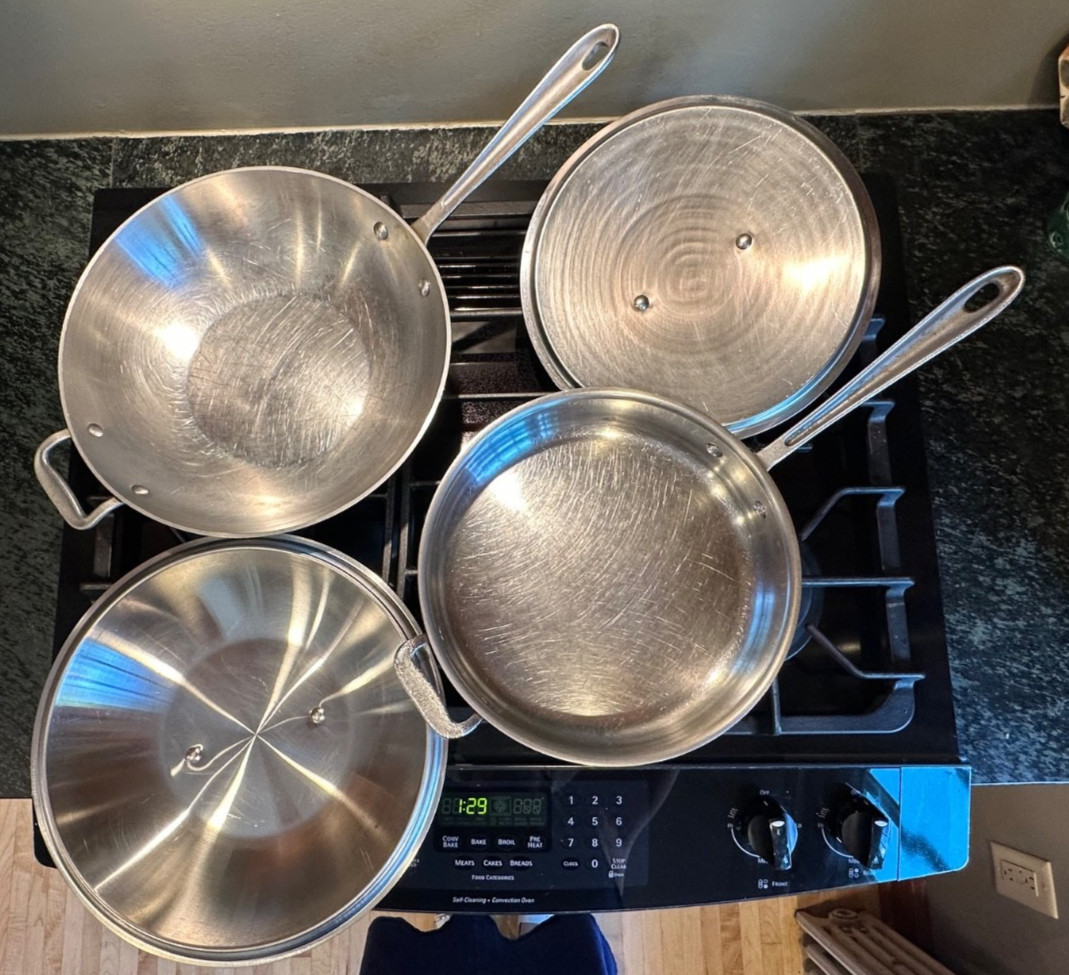 Vintage All Clad Master Chef 23 Piece Cookware Set MC1 Made in USA Canonsburg PA