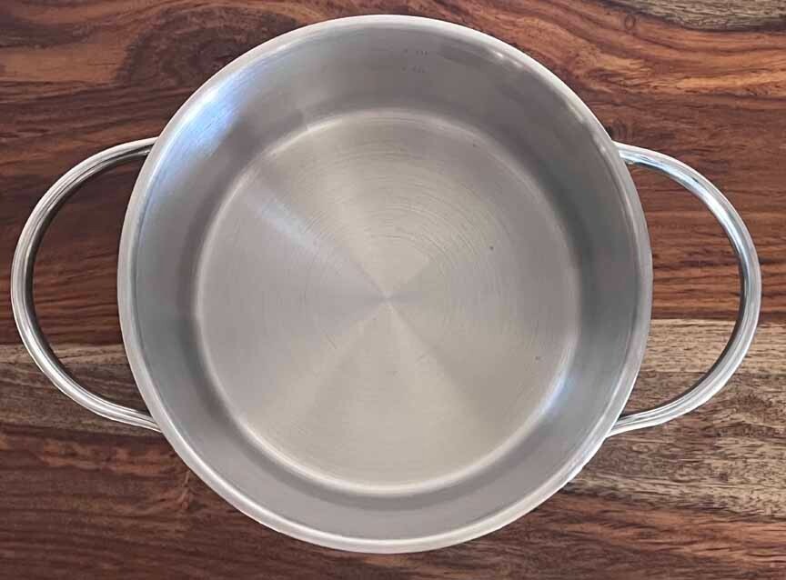 Masterclass Premium Cookware 2 Qt. Stockpot & Lid 18/10 Polished Stainless Steel