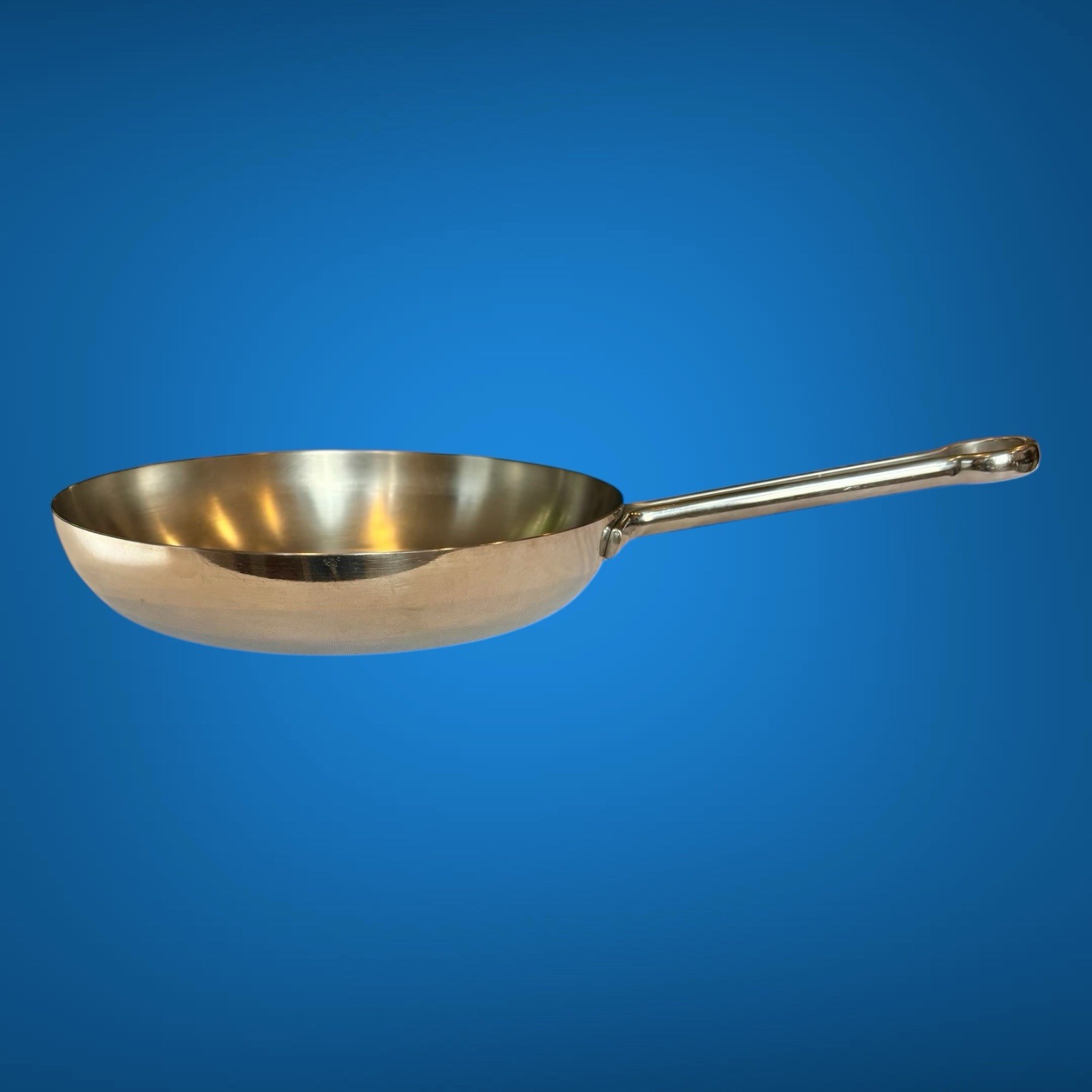 Revere Ware Pro Line 8″ Stainless Steel Copper Core Skillet Saute Fry Pan #6758