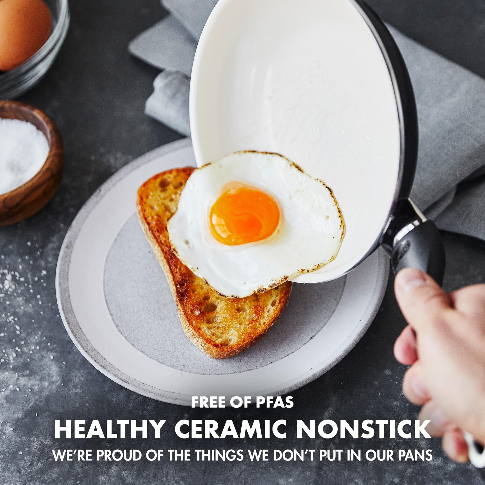 GreenPan Rio Healthy Ceramic Nonstick 16 Piece Cookware Pots and Pans Set, PF…