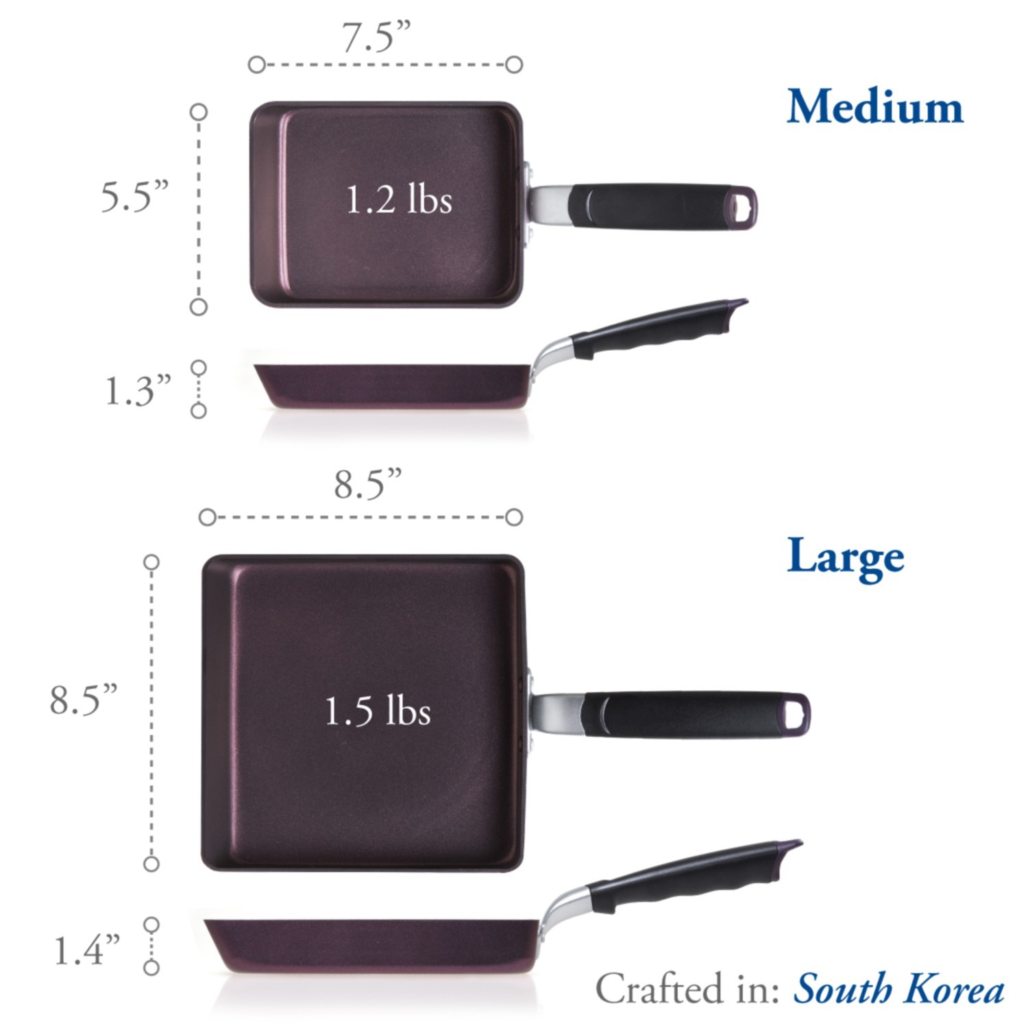 TeChef – (Large) Tamagoyaki Japanese Omelette Egg Pan / Made in Korea