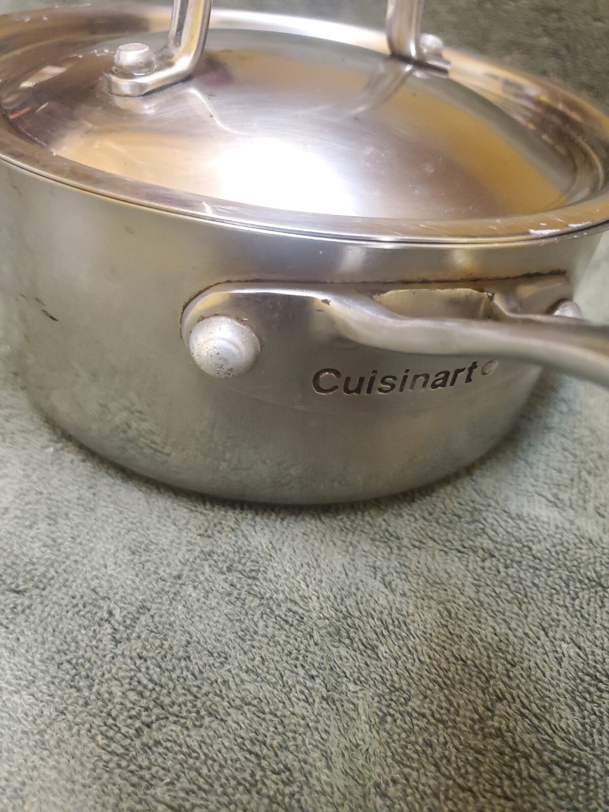 Cuisinart Model #719-16 Saucepan w/Cover 1.5 Qt. / 1.4 L Stainless Steel 18/10