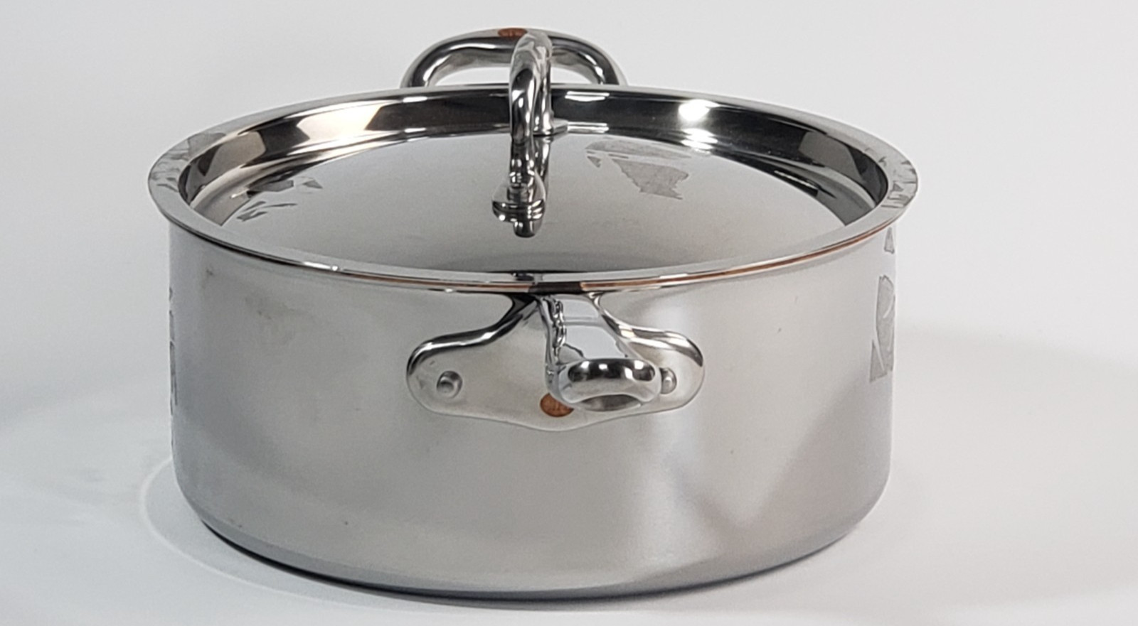 4 Quart Saucepan Stainless Steel & Copper Core RFN by RUFFONI Pot Lid CRA2210YL