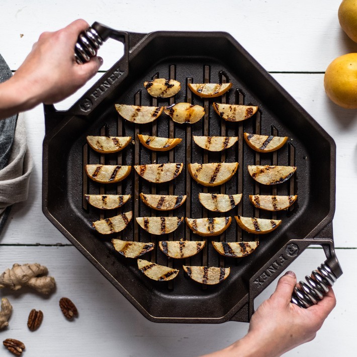 FINEX Cast-Iron Double-Handled Grill Pan – 12″-Williams Sonoma|37277