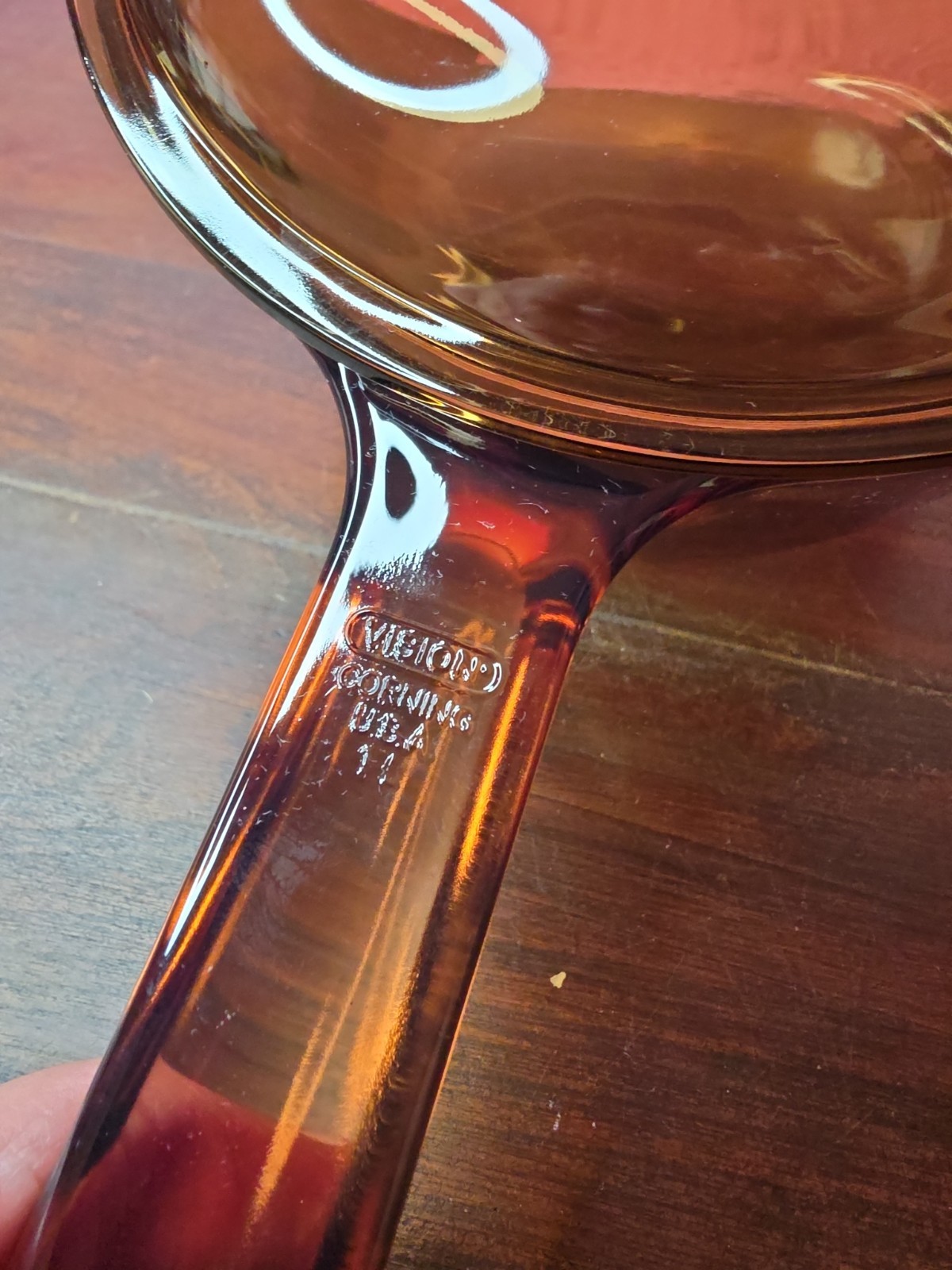 Corning Ware Vision Glass Cookware 1 L Sauce Pan with Pour Spout & Lid