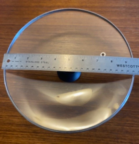 T-FAL Replacement Lid Glass Vented Cover Skillet Pan Pot Inner Opening 9 1/4″