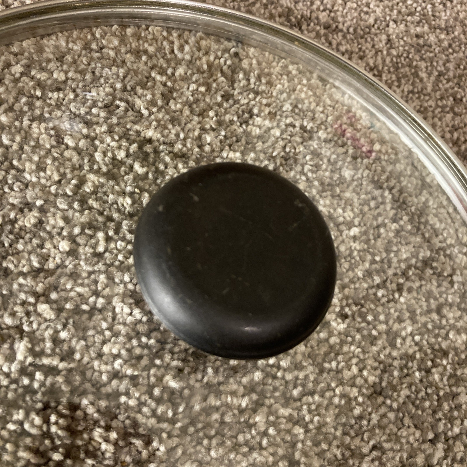 WearEver Glass LID ORIGINAL/Replacement Black Round Handle 10”