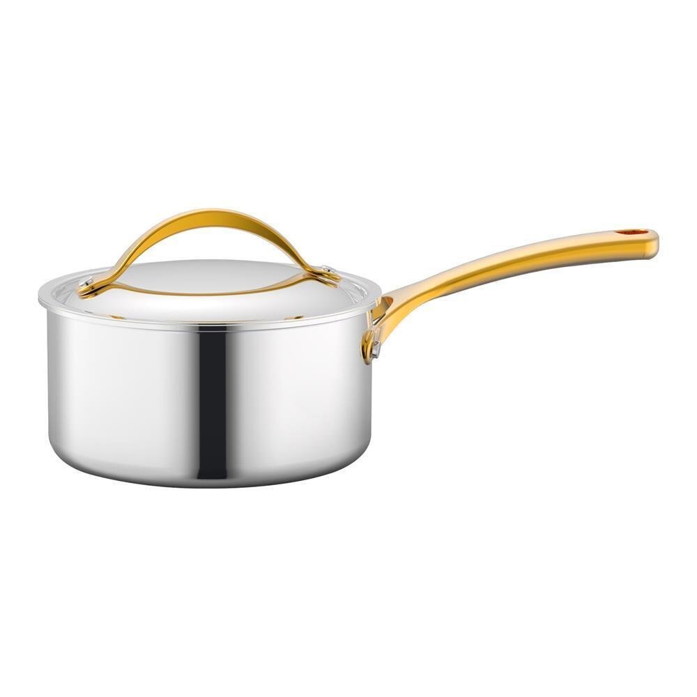 Nutrichef Saucepan with Lid -Stainless Steel, Works with Model Number: NCSTS16