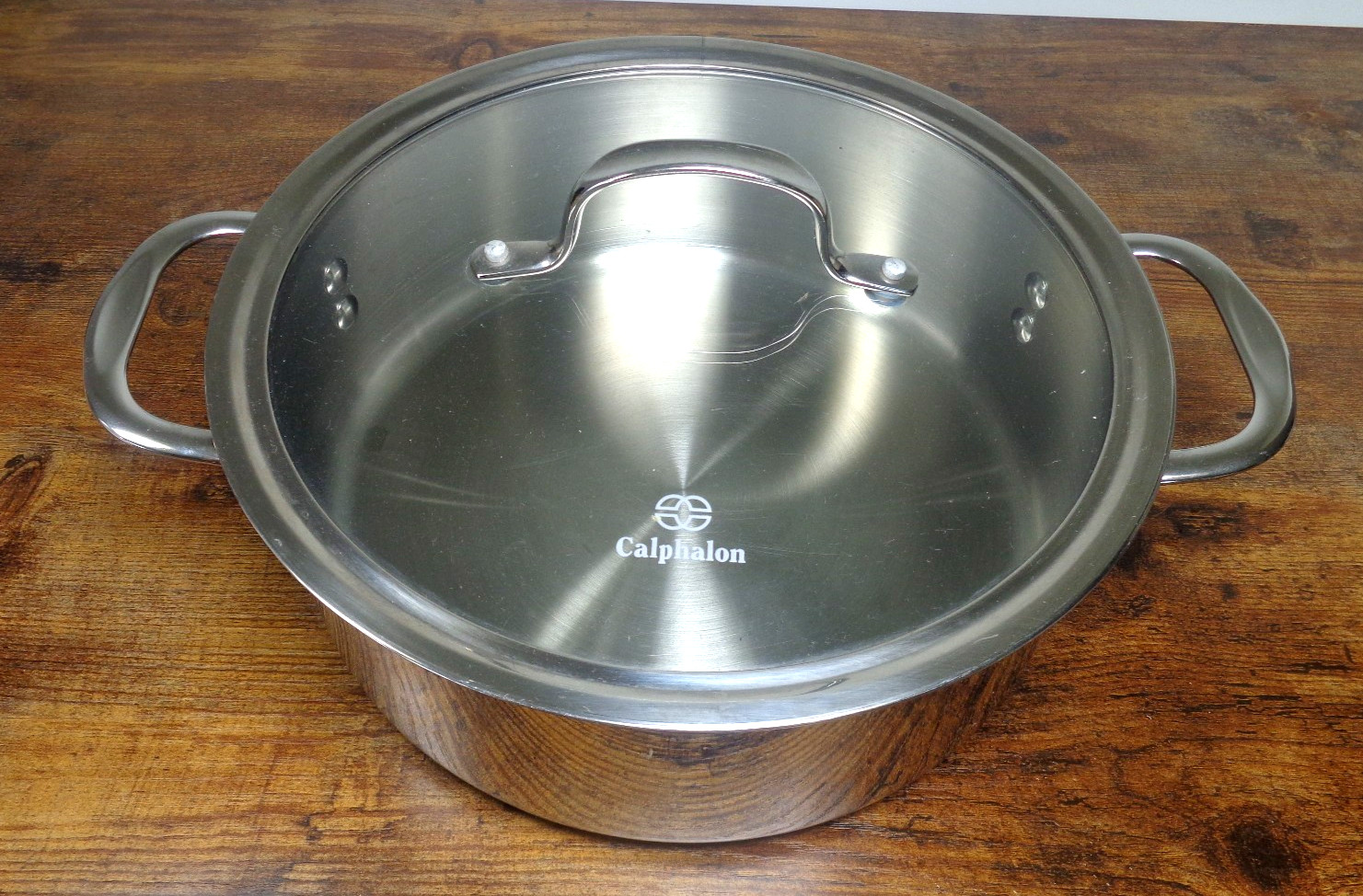 Calphalon 8785 Stockpot Stainless Steel 5 Quart 4.7L Dutch Oven With Lid
