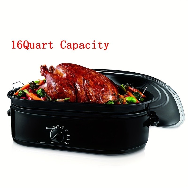 ​​​16QT 1450W Roaster Oven Electric Turkey Roaster Oven Fits Turkeys