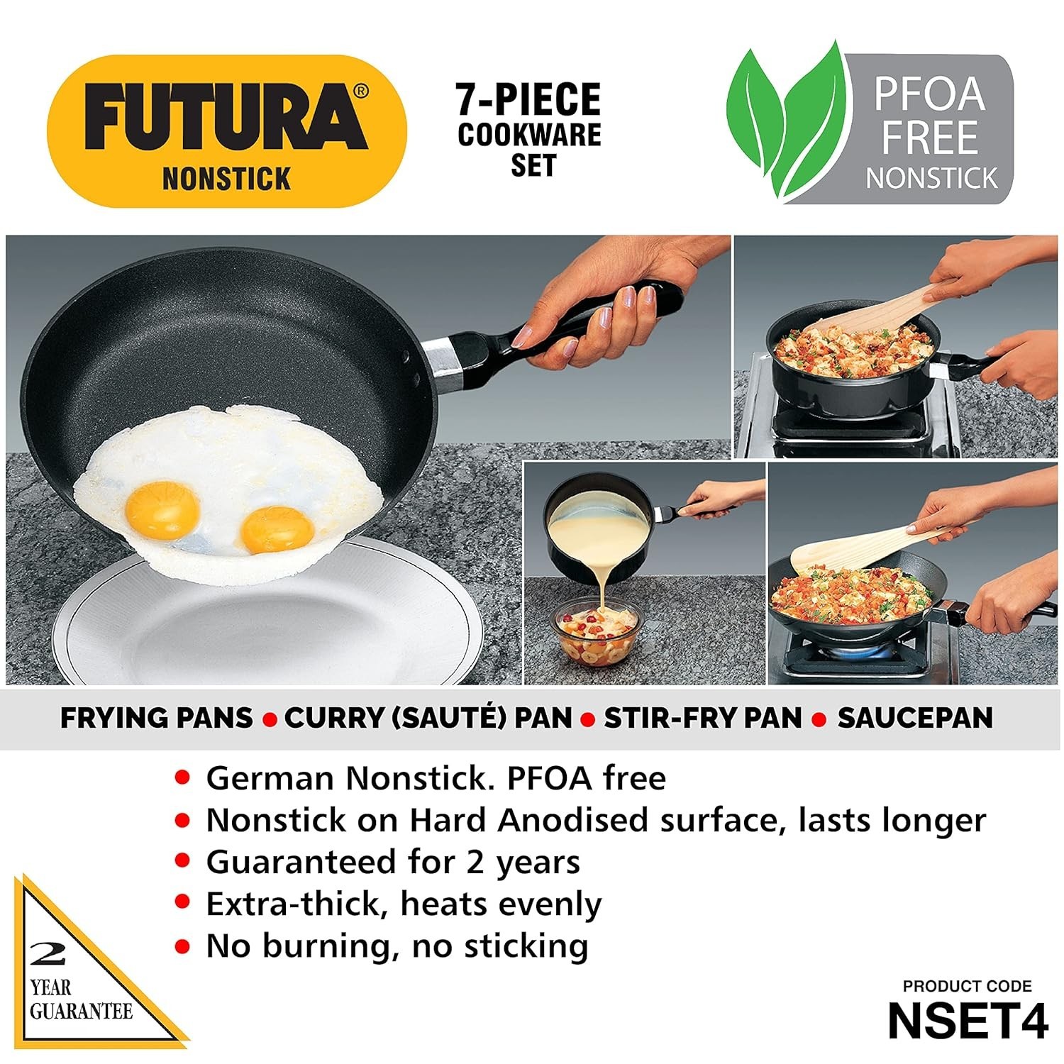 Hawkins Futura 5 Pieces Cookware Set 4