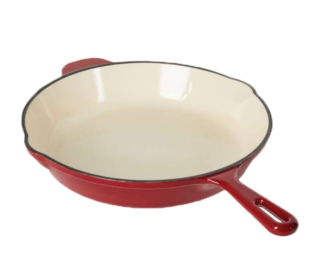 Cuisinart Chef’s Classic 11 3/4″ Enameled Cast Iron Skillet – Red
