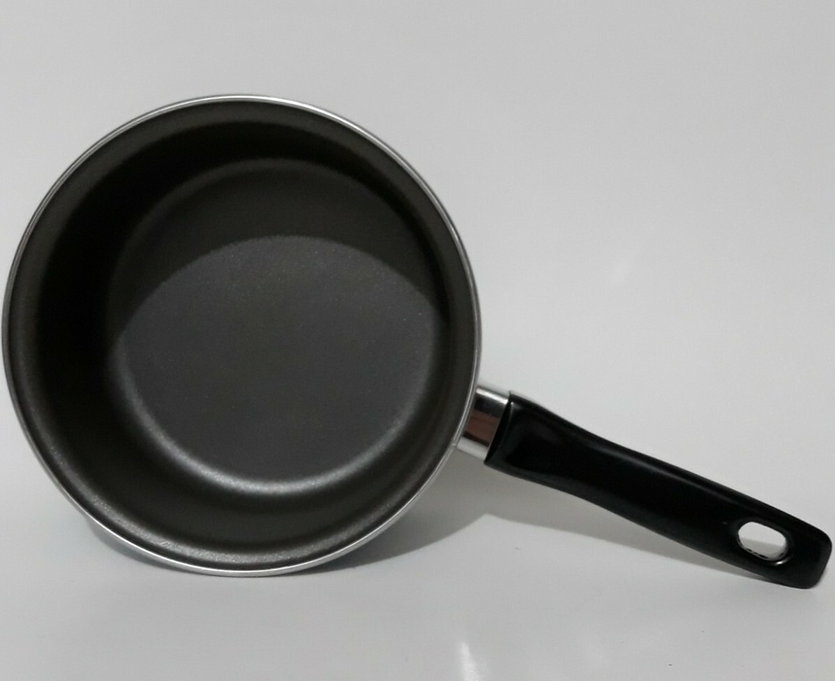 Lucent Non-Stick Cookware 1 Qt – 6 Inch Sate Blue Open Saucepan Made In Spain