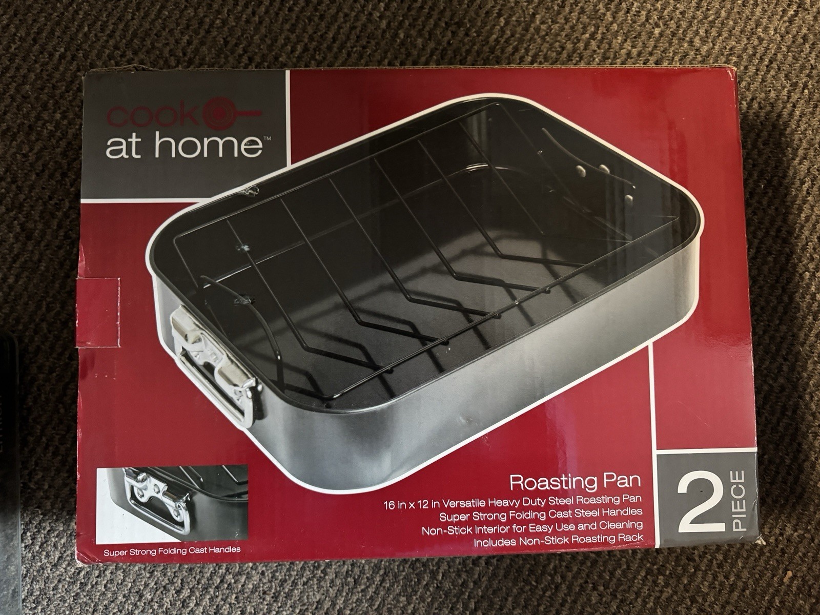Cook At Home 15pc Cutlery Set & 2pc Roasting Pan NIB