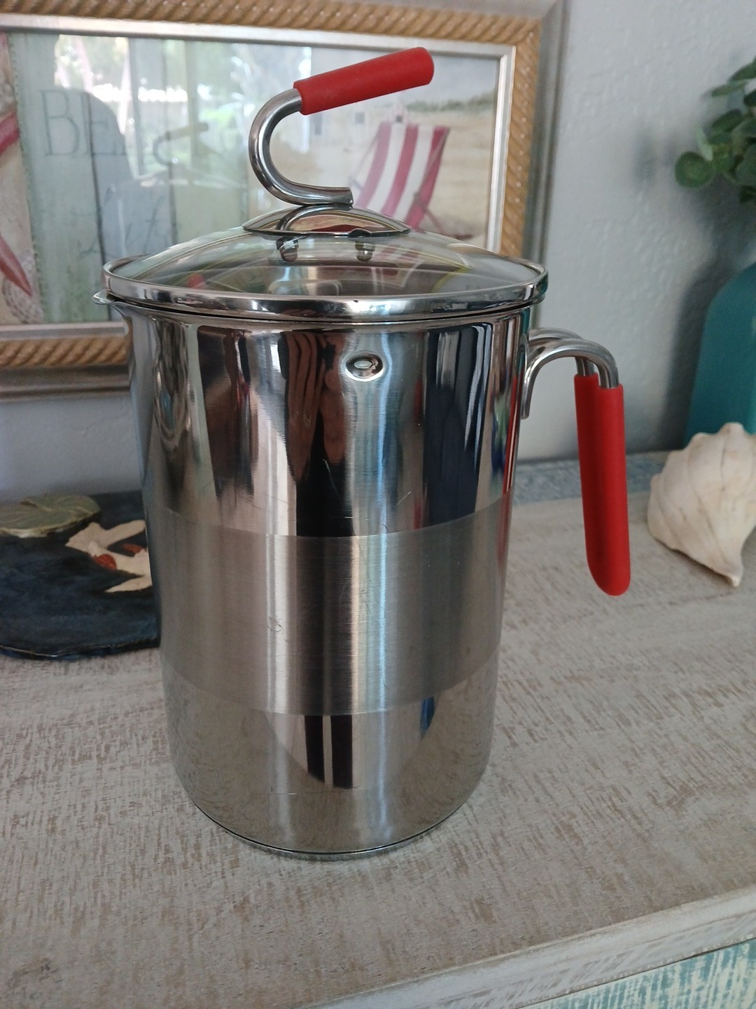 Steamer Pot w/ Basket & Lid – Stainless Steel Great Condition