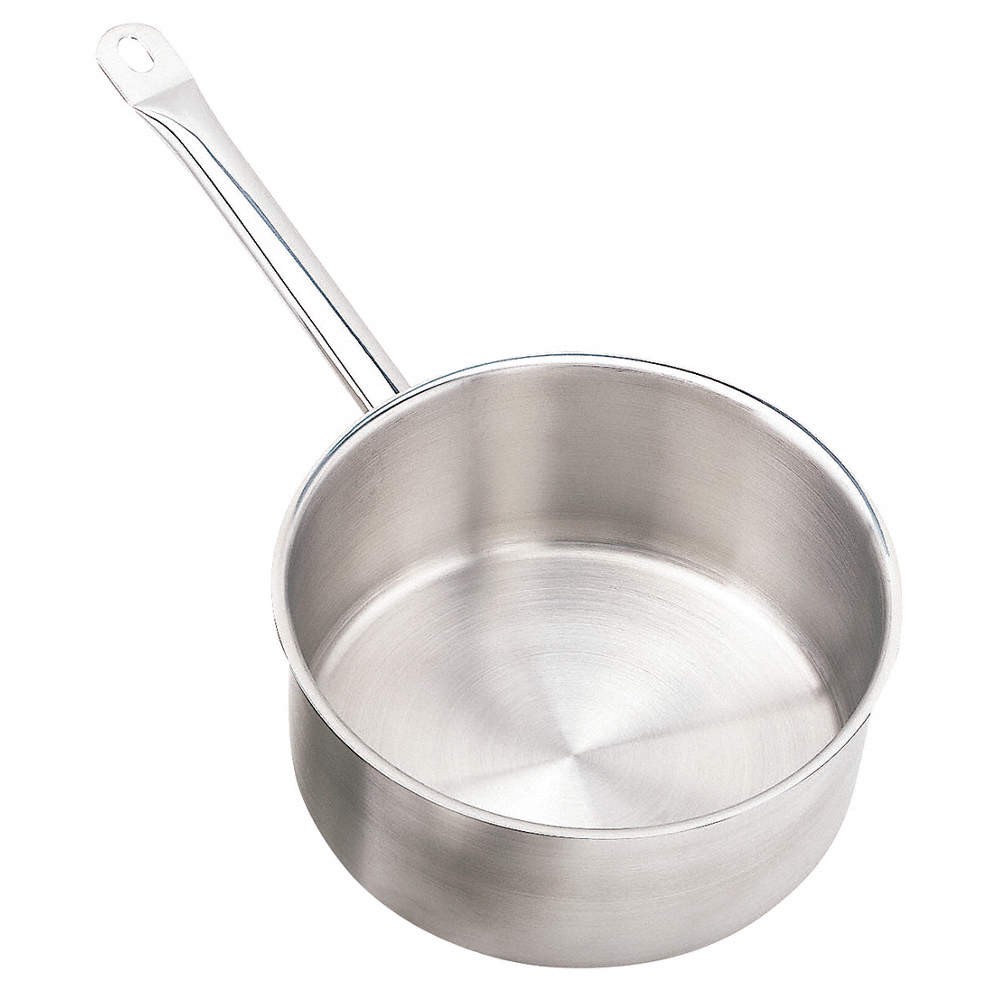 CRESTWARE SSSAU7 Sauce Pan w/Cover,7-5/8qt,10-1/8 In.,SS 21E311