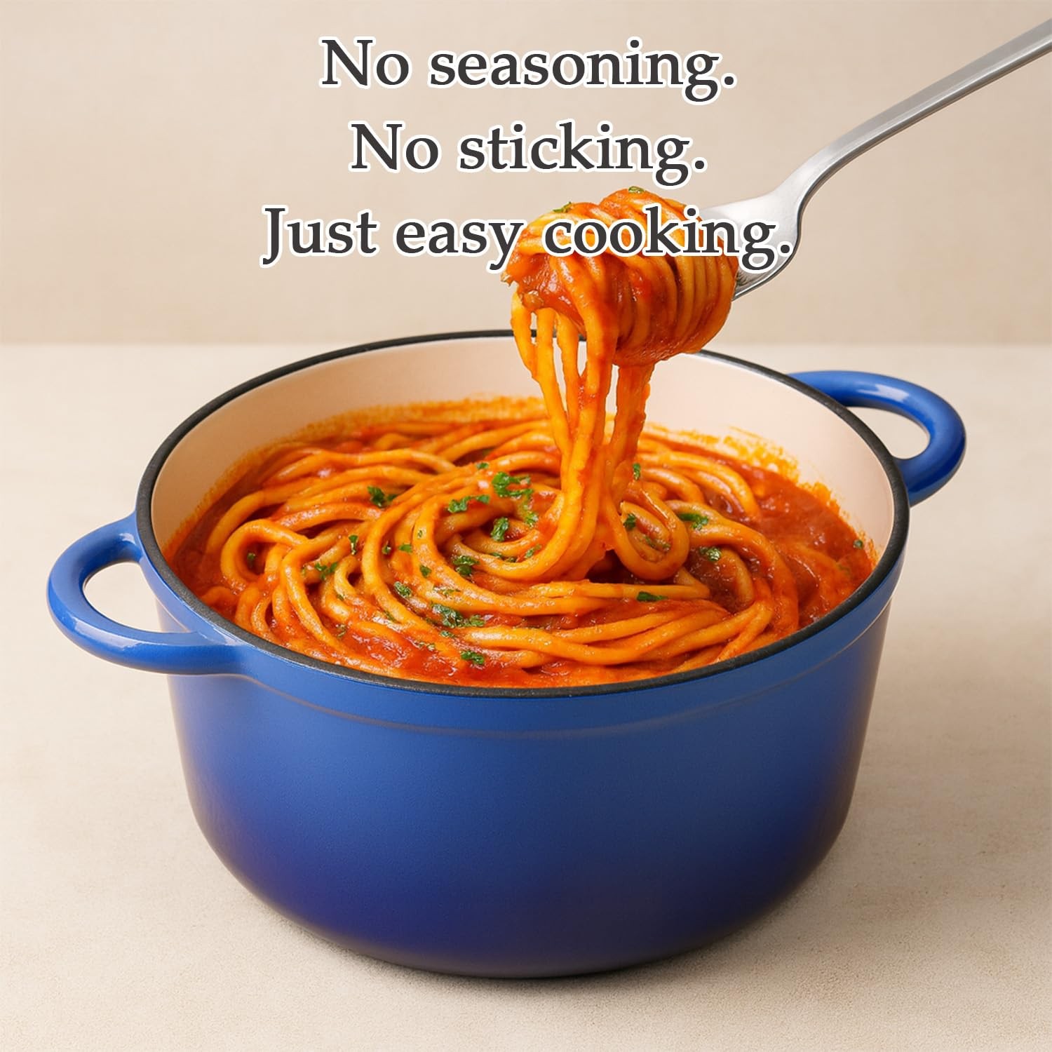 Enameled Cast Iron Cookware Set, 4-Pcs Oven Safe up to 500°F – Versatile Cooking