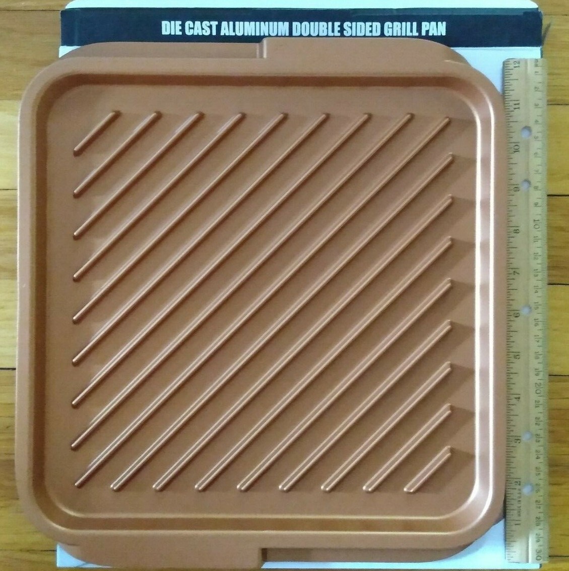 Servappetit Die Cast Aluminum Double Sided Grill Pan – NEW
