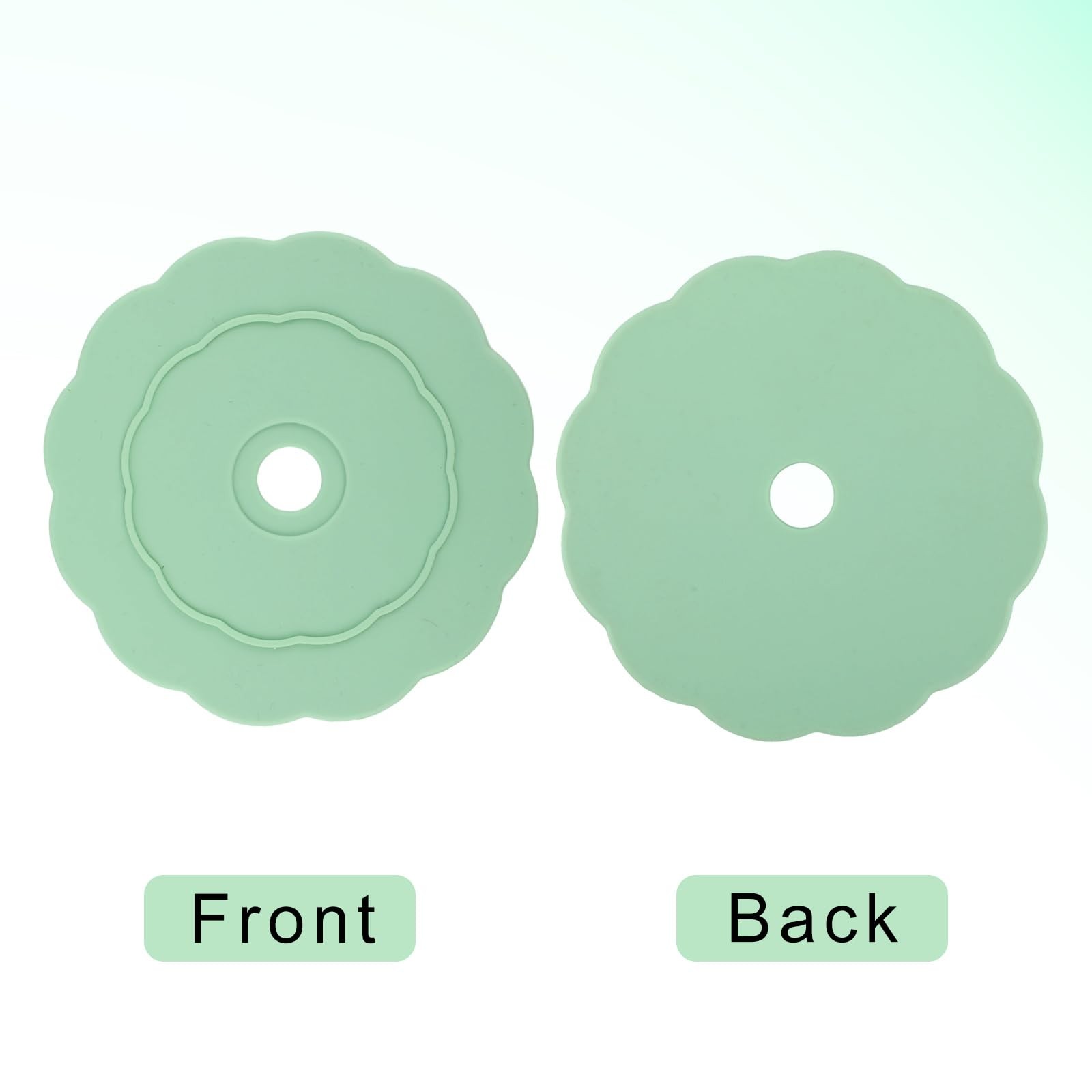 4pcs Silicone Cups Lids, 10cm/4in Reusable Safety Silicone Drink Covers with …
