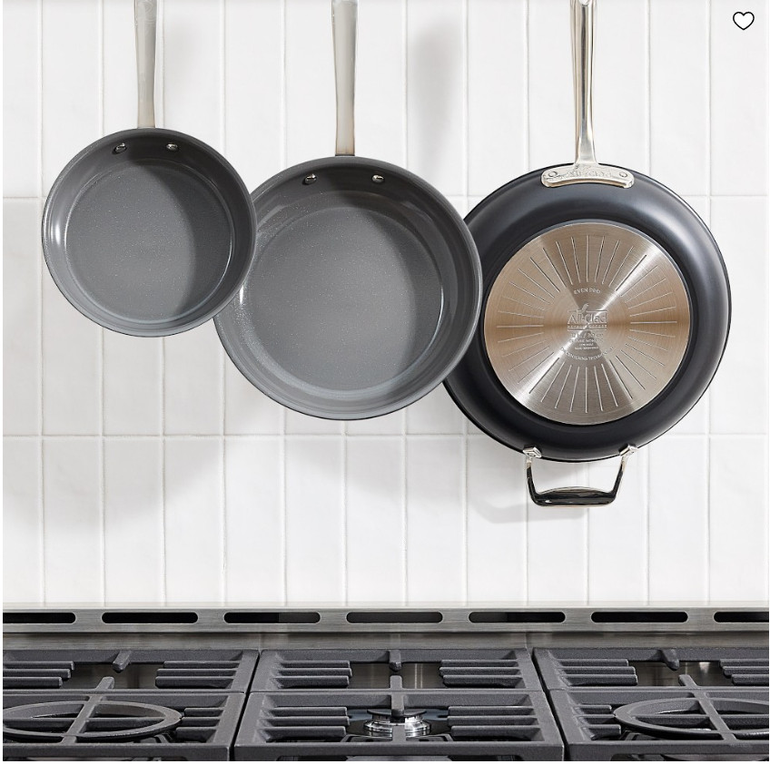 All-Clad NS Pro Ceramic Nonstick Fry Pan with Lid Hard Anodized