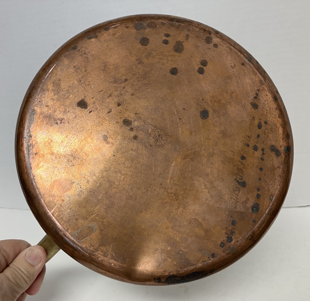 Vtg Professional Douro Portugal Copper Saucepan & Lid 4 Qt Cookware