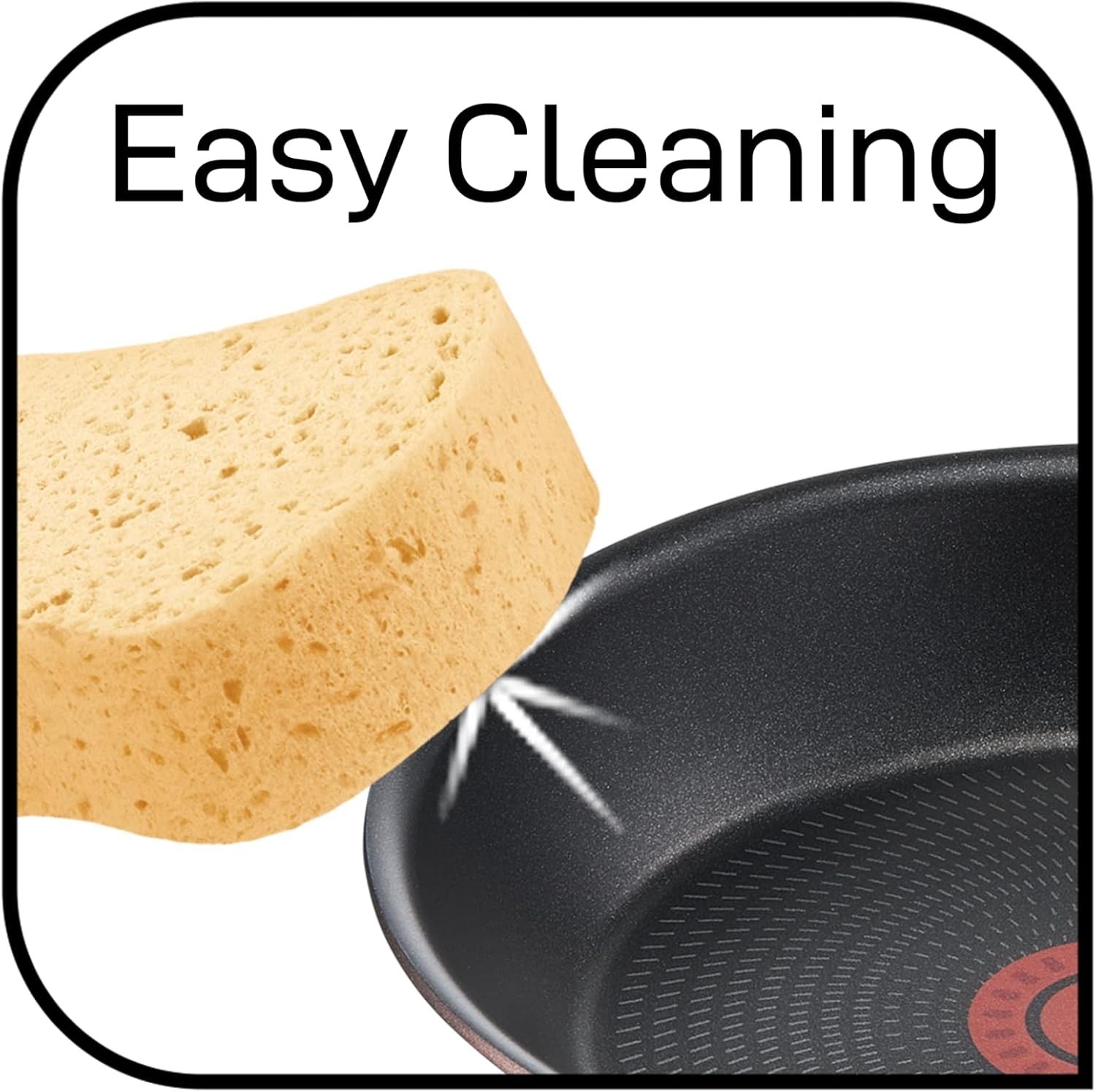 2 Tefal Deep Oven Tray Set Non Stick Trays Red Coated In France 30, 26 cm
